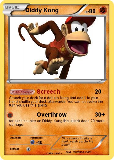 Pokemon Diddy Kong