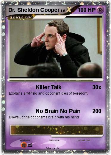 Pokemon Dr. Sheldon Cooper