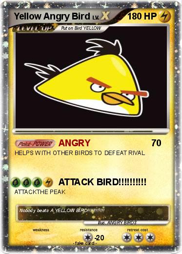Pokemon Yellow Angry Bird