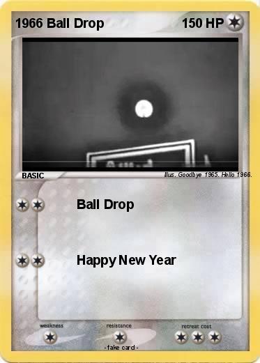 Pokemon 1966 Ball Drop