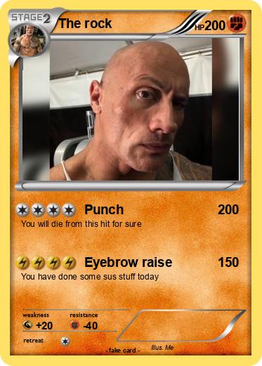 Pokemon The rock