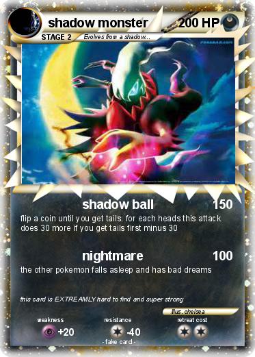 Pokemon shadow monster