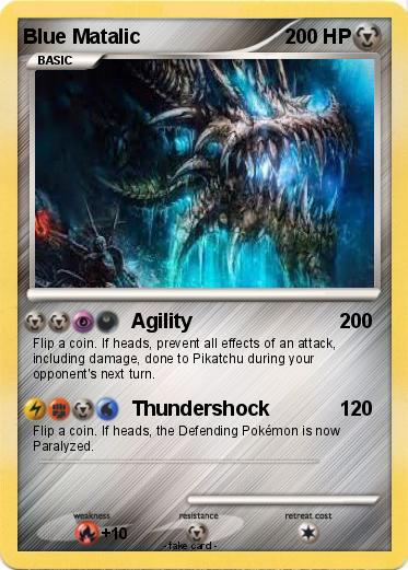 Pokemon Blue Matalic