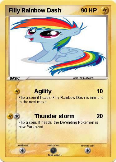 Pokemon Filly Rainbow Dash