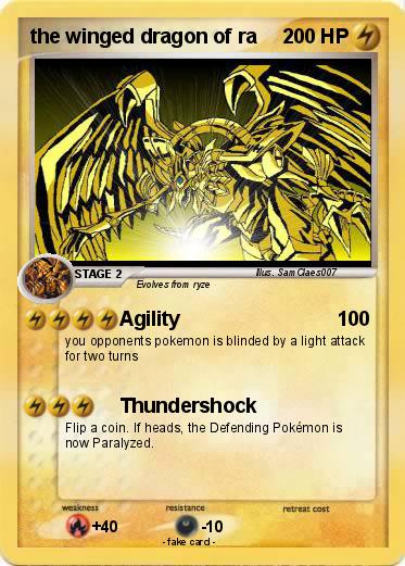 Pokemon the winged dragon of ra