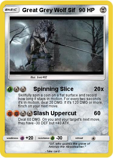 Pokemon Great Grey Wolf Sif