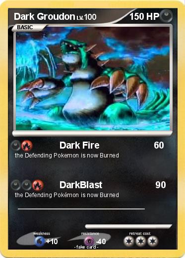 Pokemon Dark Groudon