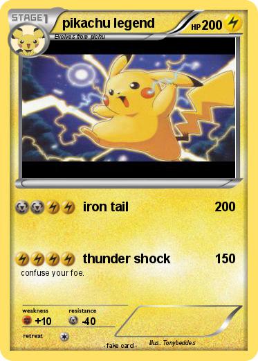 Pokemon pikachu legend