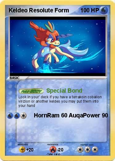 Pokemon Keldeo Resolute Form