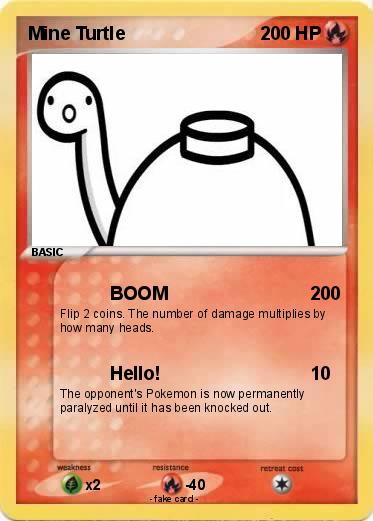 Pokemon Mine Turtle