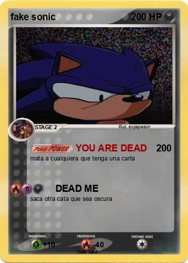 Pokemon fake sonic