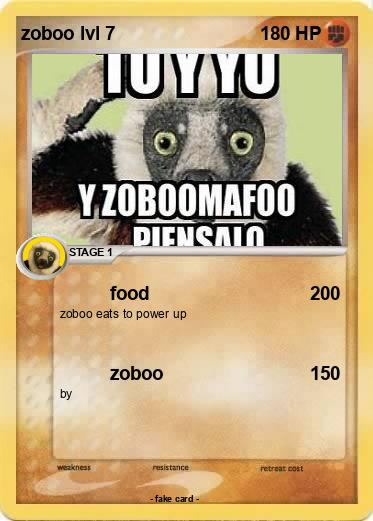Pokemon zoboo lvl 7