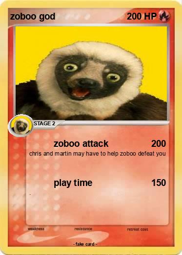 Pokemon zoboo god