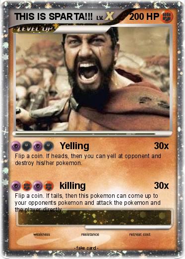 Pokemon THIS IS SPARTA!!!