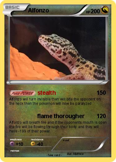 Pokemon Alfonzo