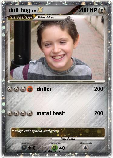 Pokemon drill hog