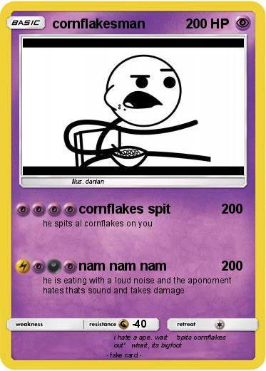 Pokemon cornflakesman