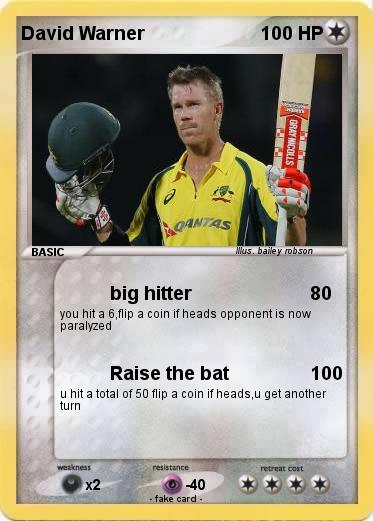 Pokemon David Warner