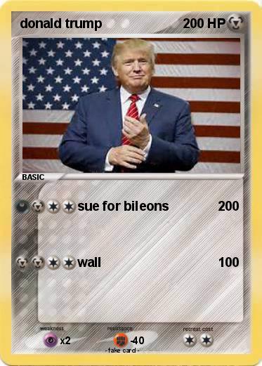 Pokemon donald trump