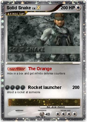 Pokemon Solid Snake