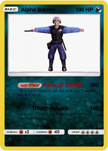 Pokemon Alpha Barney