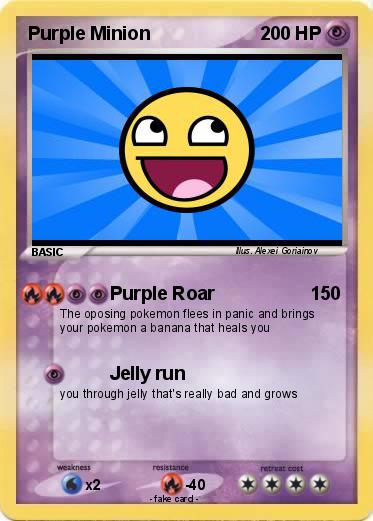 Pokemon Purple Minion