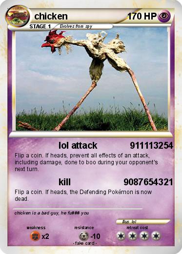Pokemon chicken