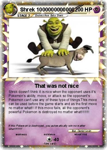Pokemon Shrek 1000000000000
