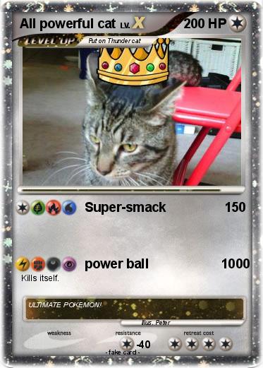 Pokemon All powerful cat