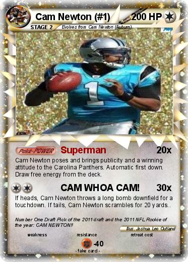 Pokemon Cam Newton (#1)