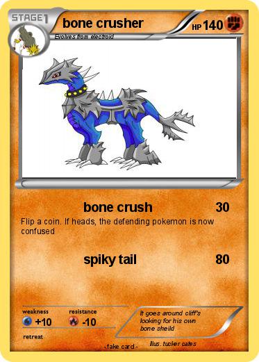 Pokemon bone crusher