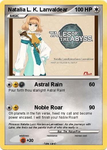 Pokemon Natalia L. K. Lanvaldear