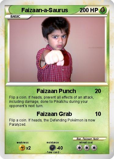Pokemon Faizaan-a-Saurus