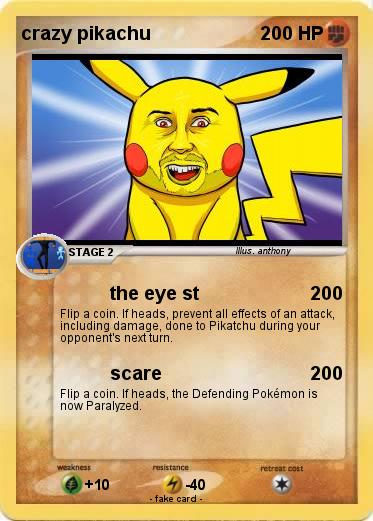 Pokemon crazy pikachu