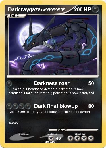 Pokemon Dark rayqaza