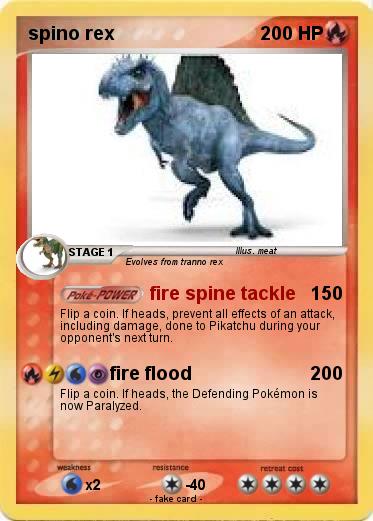 Pokemon spino rex