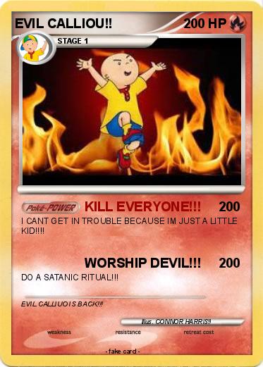 Pokemon EVIL CALLIOU!!
