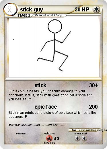 Pokemon stick guy