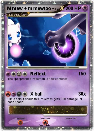Pokemon M mew + m mewtoo -