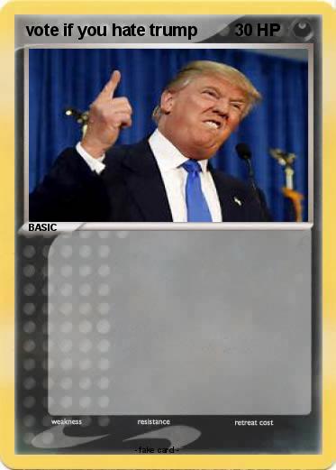 Pokemon vote if you hate trump