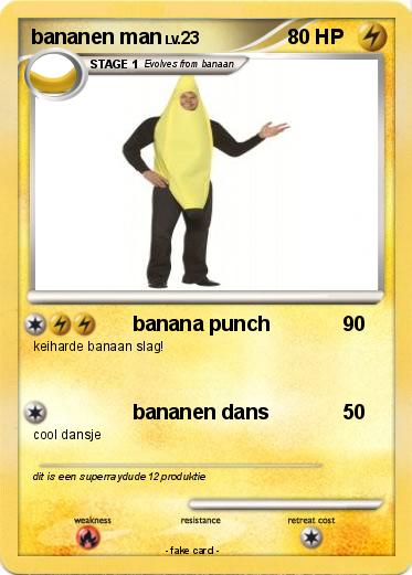 Pokemon bananen man