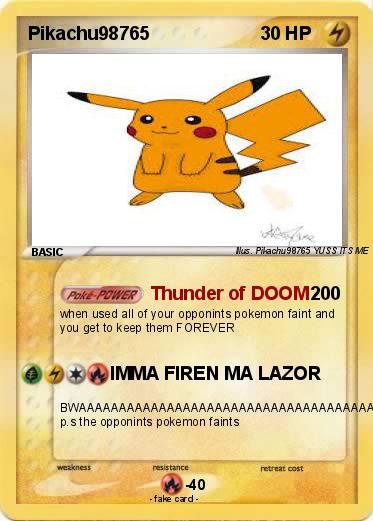 Pokemon Pikachu98765