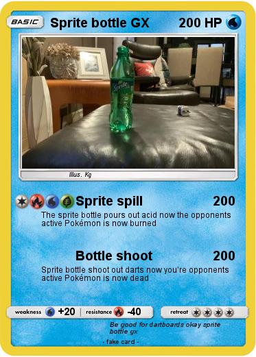 Pokemon Sprite bottle GX