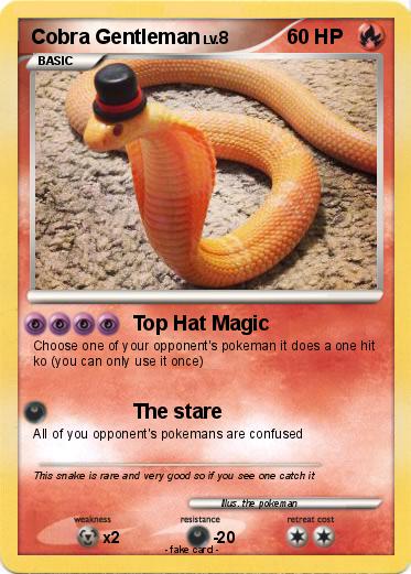 Pokemon Cobra Gentleman