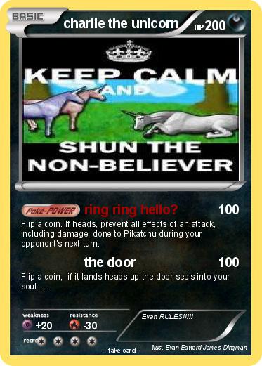 Pokemon charlie the unicorn