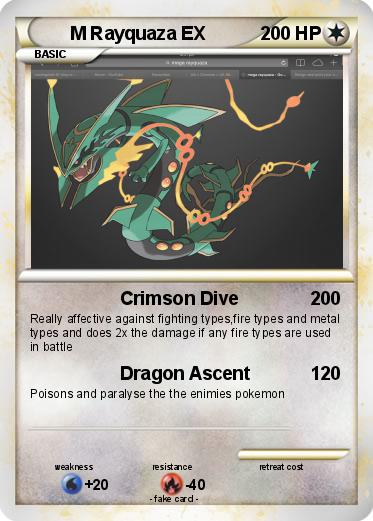 Pokemon M Rayquaza EX