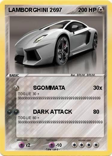 Pokemon LAMBORGHINI 2697