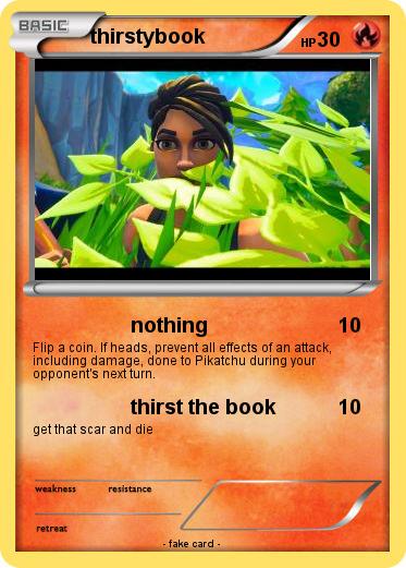 Pokemon thirstybook