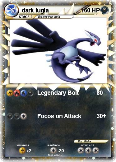 Pokemon dark lugia