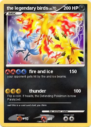 Pokemon the legendary birds